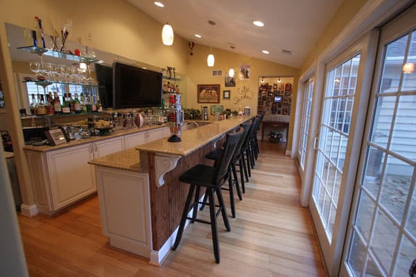 Malvern PA Custom Home Bar General Contractor